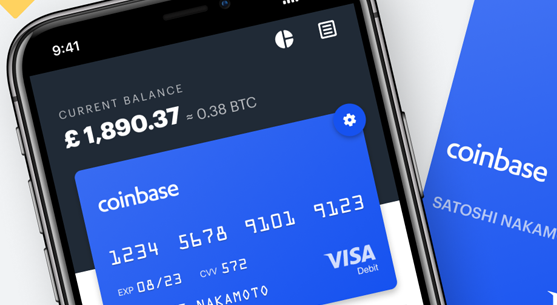 Coinbase Card: VISA Kreditkarte - Blockchaincenter